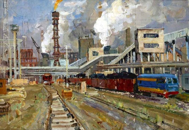 Яков Ромас. «Утро первой пятилетки» Фото из открытого доступа