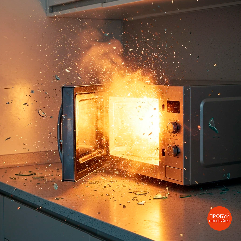 Микроволновка как новенькая всего за 5 минут!