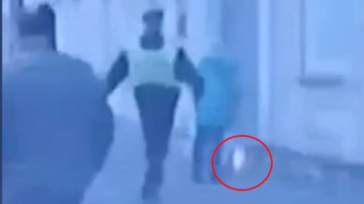 Момент поджога военкомата попал на видео.