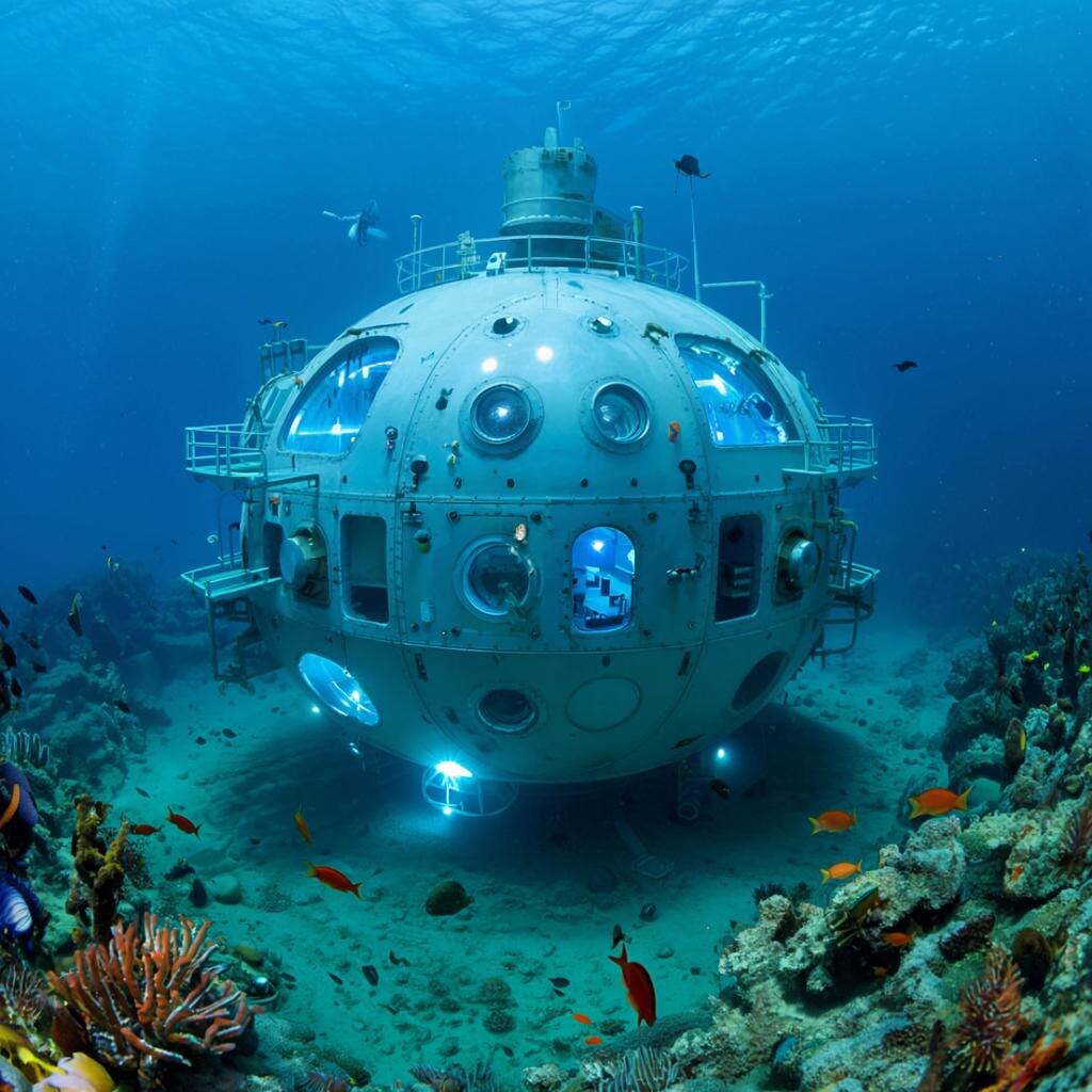 Российские подводные исследовательские станции обычно располагаются на глубинах от 1000 метров до 6000 метров. Такие глубины позволяют проводить научные исследования, изучение морского дна, геологию, биологию глубоководных организмов и проверку оборудования для подводных работ. Например, известная российская станция "Мир" использовалась для погружений на глубину около 4000 метров, включая исследование Байкала и Атлантического океана. Однако конкретные места расположения станций часто держатся в секрете по соображениям национальной безопасности.
#ВВЕРХ #НашПутьНашиПобеды