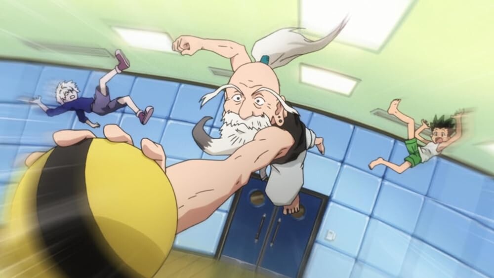 Нетеро с испытанием для героев во время проведения экзамена на хантера