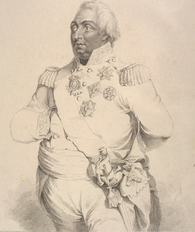 М.И. Кутузов. Гравюра по рисунку Харпвуда.