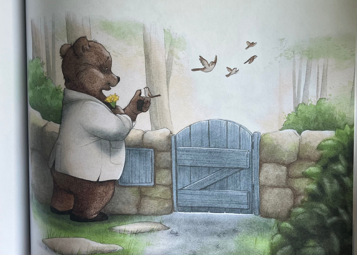 Иллюстратор Жюли Меллан. Фото автора. 