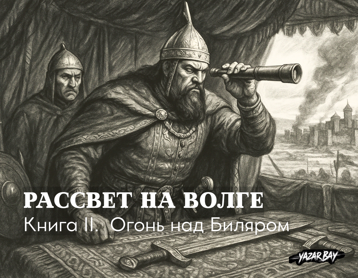 Хазарский каган отдает приказ терроризировать мирных жителей Биляра. ©Язар Бай