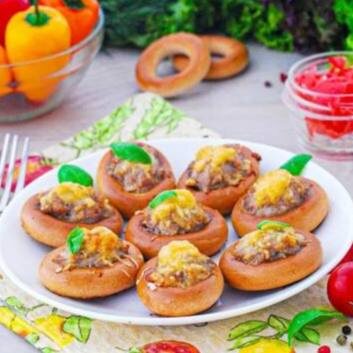Фаршированные сушки на закуску и перекус