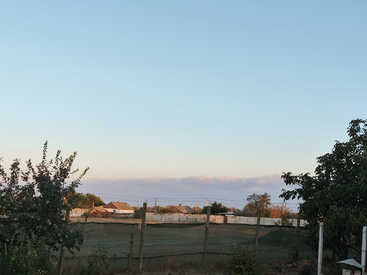 Облака надвигаются...