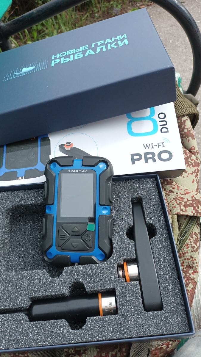 Практик 8 +эховизор. Фото Рыбалка в Поволжье на дзен