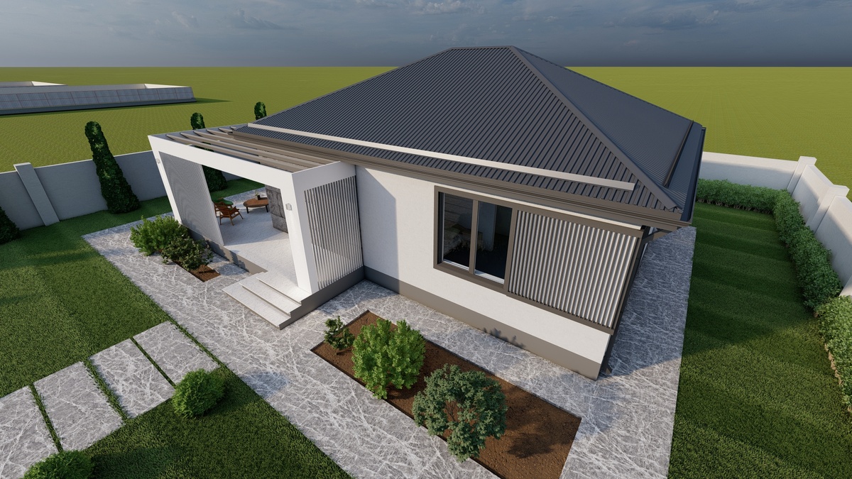 Проект разработан архитектором СК "Домовой" (г. Краснодар)