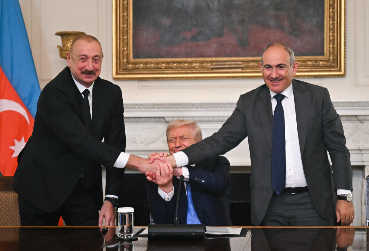 Алиев и Пашинян у Трампа,  crisisgroup.org