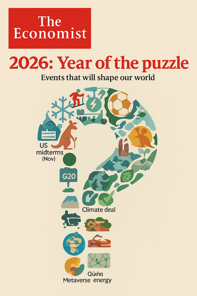 Обложка журнала The Economist 2026
