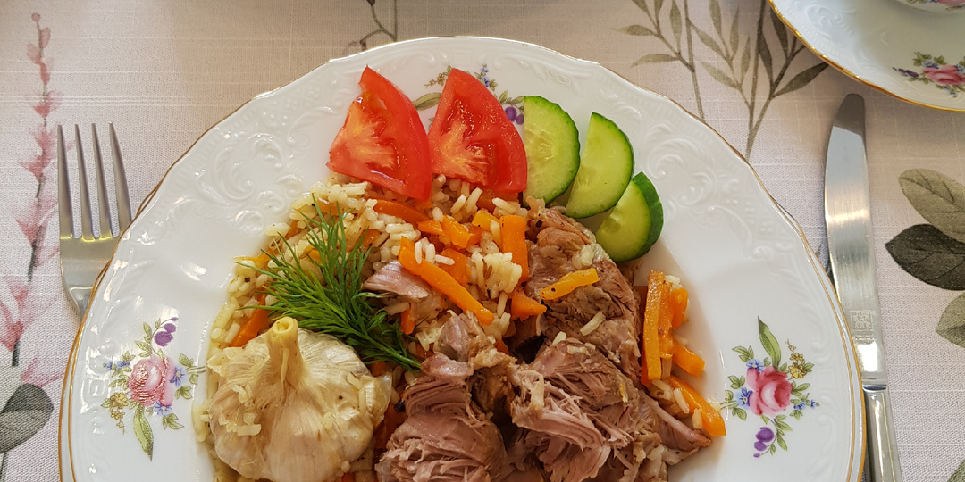 Неправильный плов из ягненка