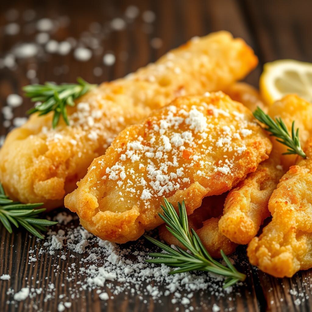 Рыбное филе в пивном кляре