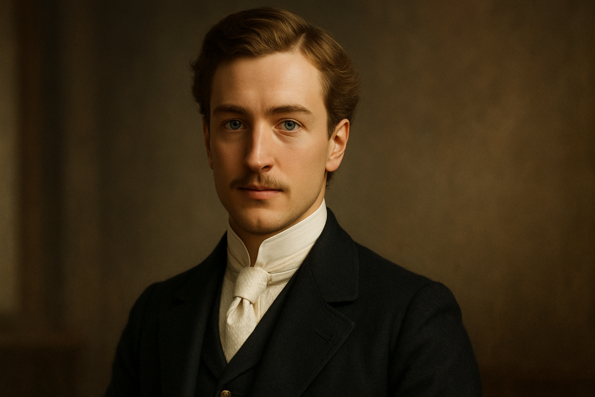 Карл Фаберже в молодости, современная фото реконструкция