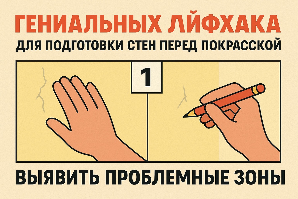 4 гениальных лайфхака для подготовки стен перед покраской — просто и без ошибок