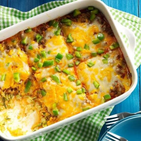 Запеканка из кабачков с кукурузой 