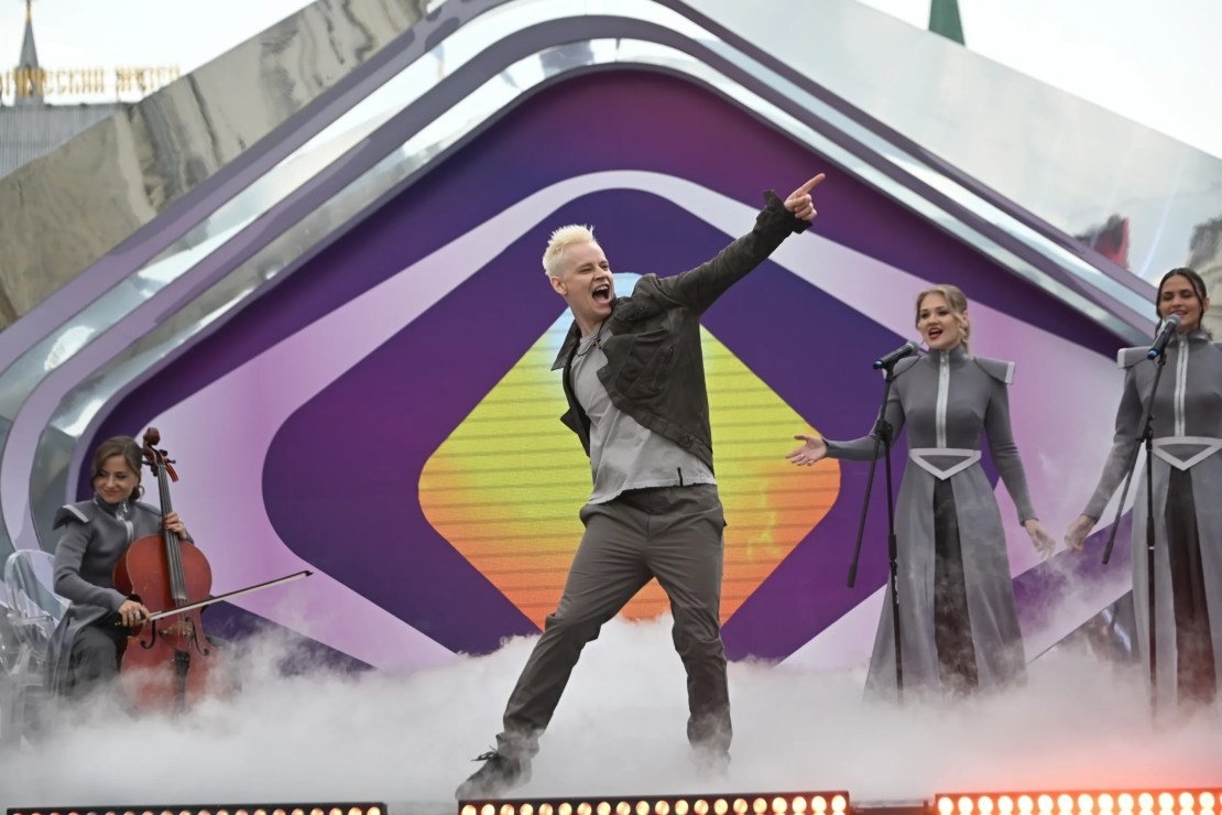    Shaman на запуске часов обратного отсчета до конкурса «Интервидение» в Москве (Источник: Legion-Media.ru)