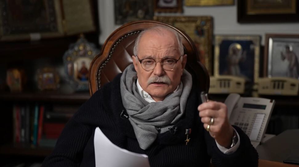    Никита Михалков. Фото: кадр программы «БесогонТВ» от 26 января