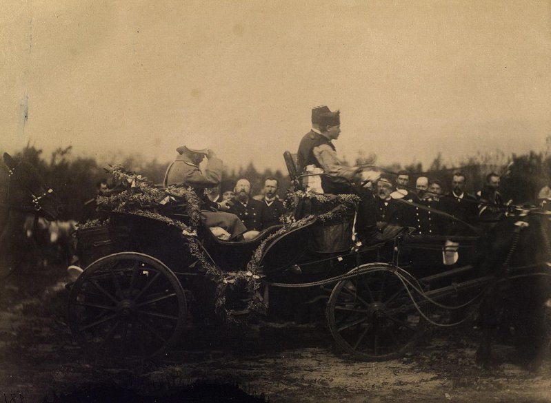 Отъезд Цесаревича Николая Александровича из Владивостока в Сибирь, 1891 год / Фотограф Владимир Менделеев / Кунсткамера, Санкт-Петербург / goskatalog.ru