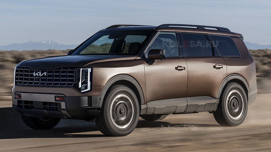    Рендер нового Kia Telluride