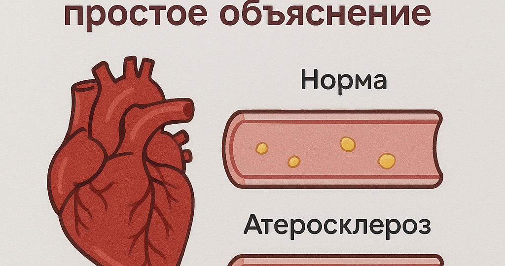 Холестерин 8.2 → инфаркт в 45: как сосуды превращаются в ржавые трубы