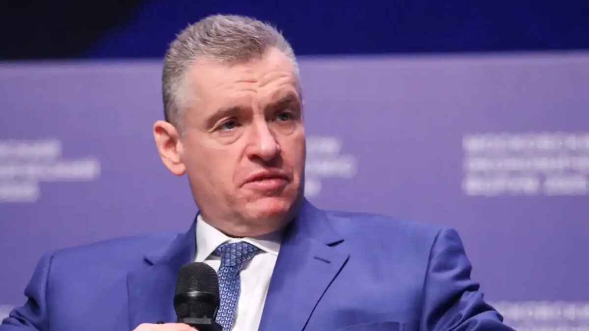    Лидер ЛДПР Леонид Слуцкий.