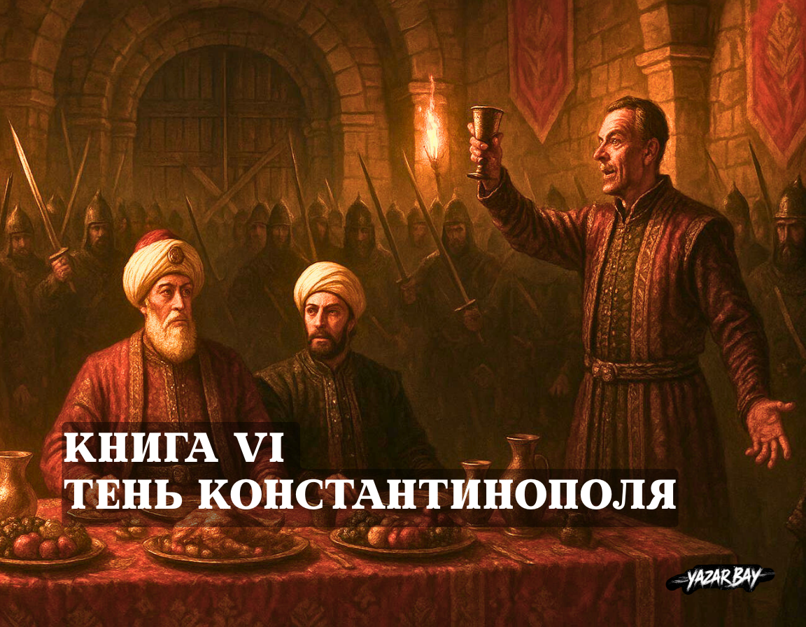 В самый разгар свадебного пира византийский текфур запирает ворота, и сотни солдат окружают безоружных Османа и шехзаде Орхана. ©Язар Бай