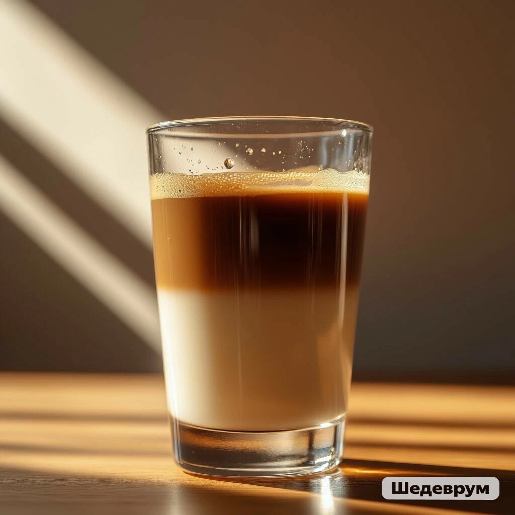 Так по мнению Шедеврум выглядит кофе Дины.