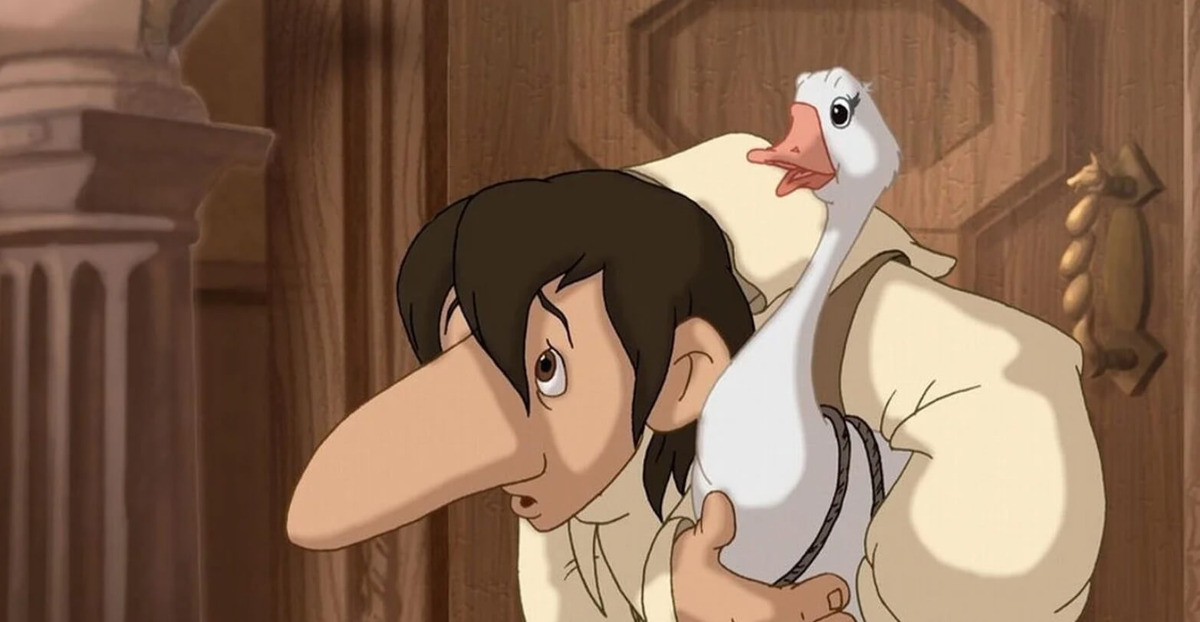    Согласно статистике, сколиоз имеется у 3% населения Земли. Кадр из мультфильма «Карлик Нос».