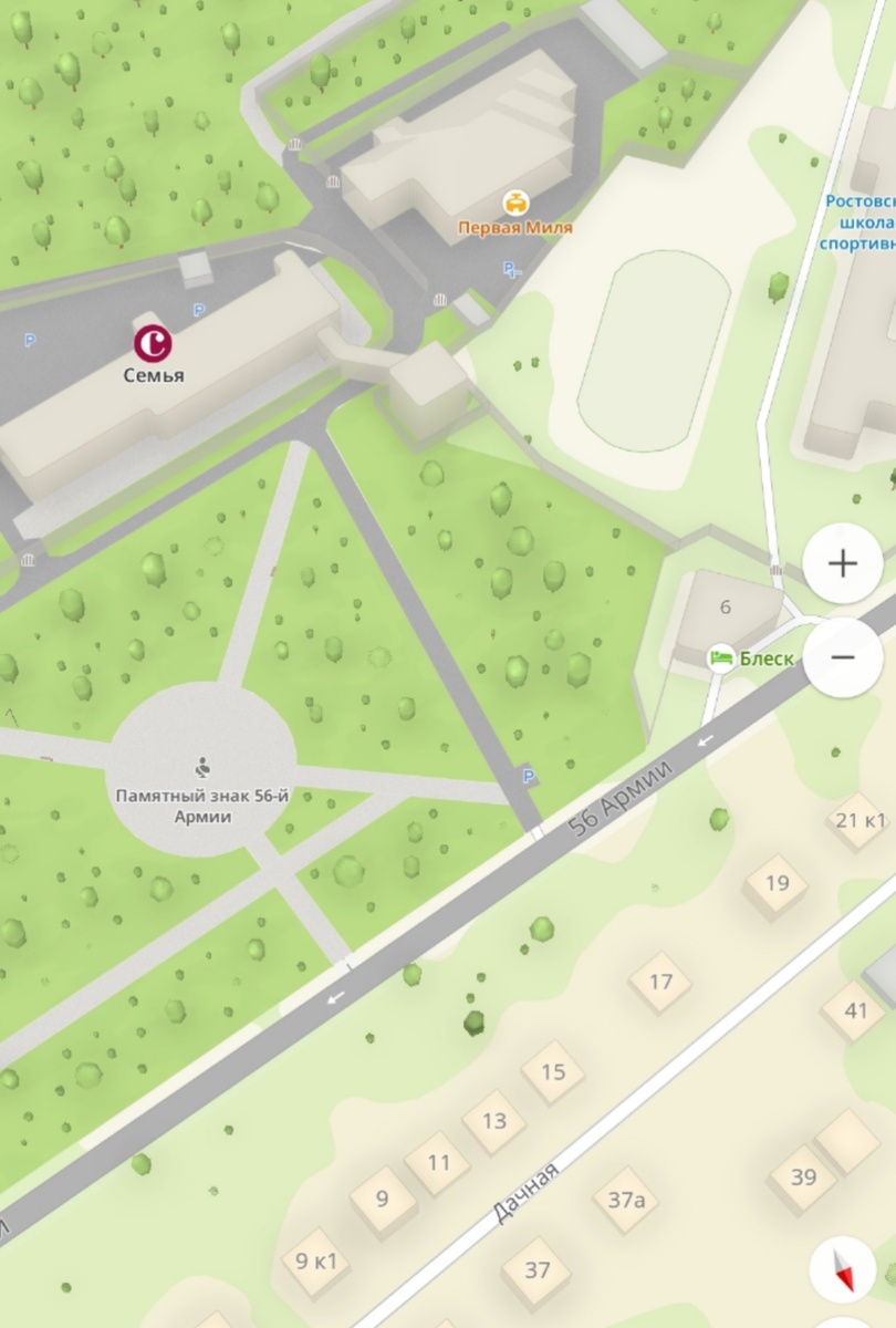 Месторасположение 📍 мемориала на карте города