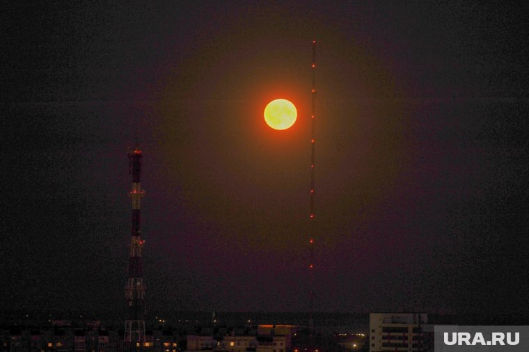    Лунное затмение в Челябинске можно увидеть сегодня ночью