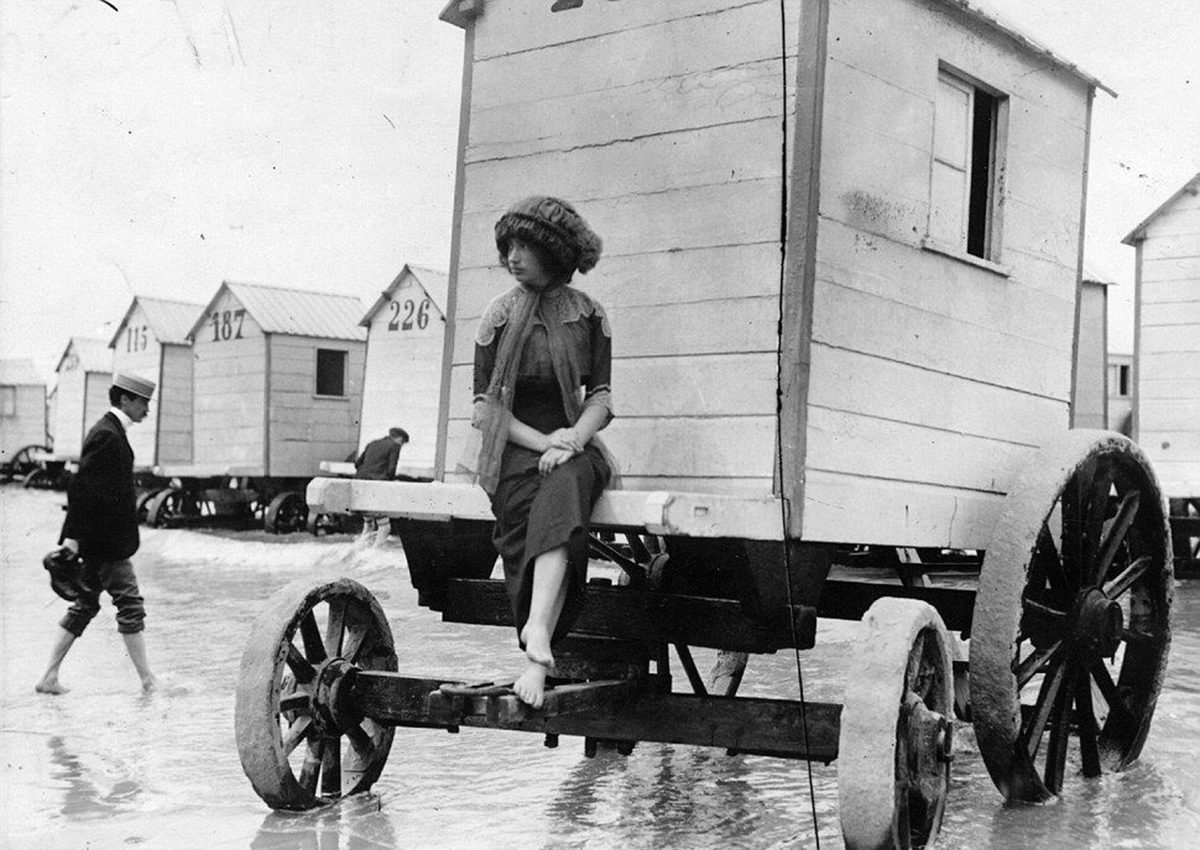 Купальная машина, купальный фургон