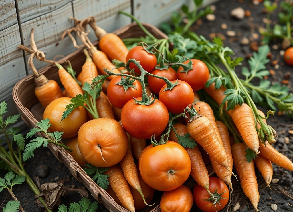 завершите сбор поздних овощей и фруктов 