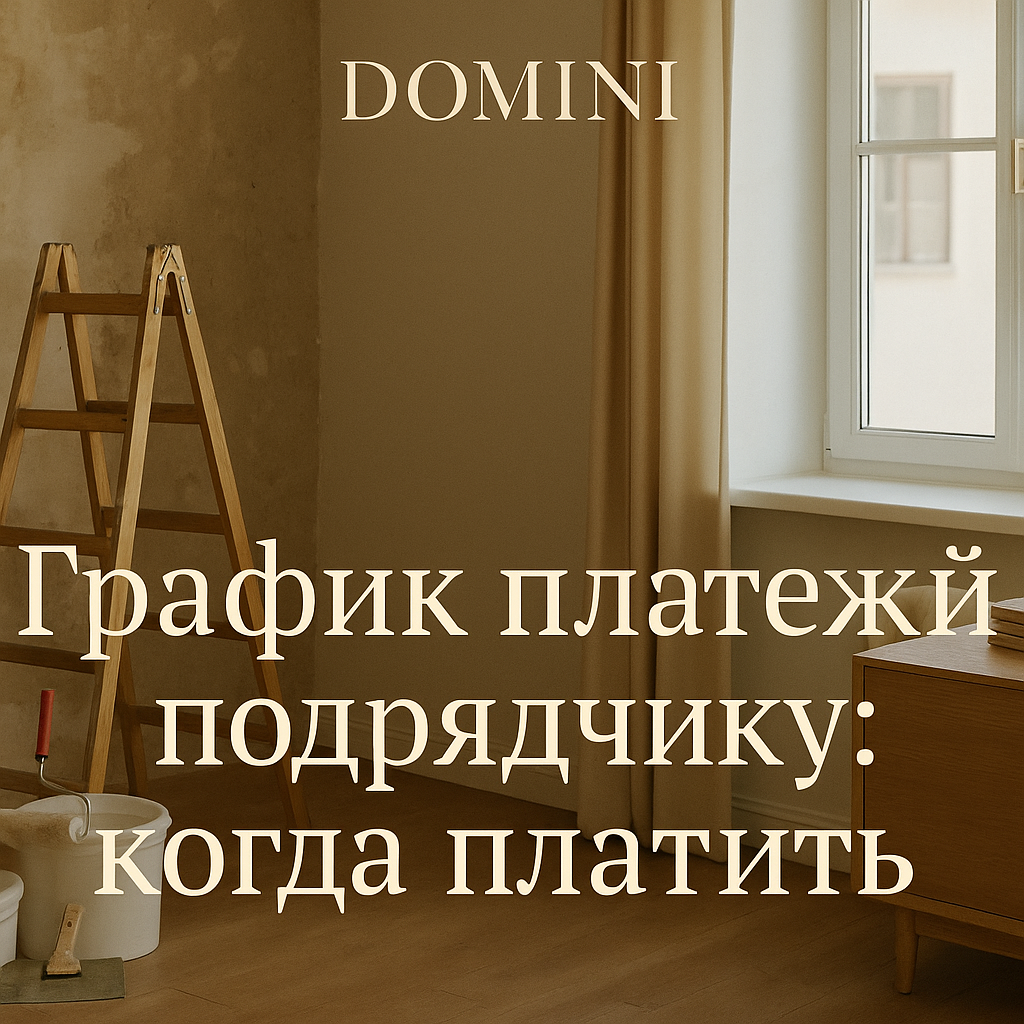    Как составить график платежей для ремонта в Москве?