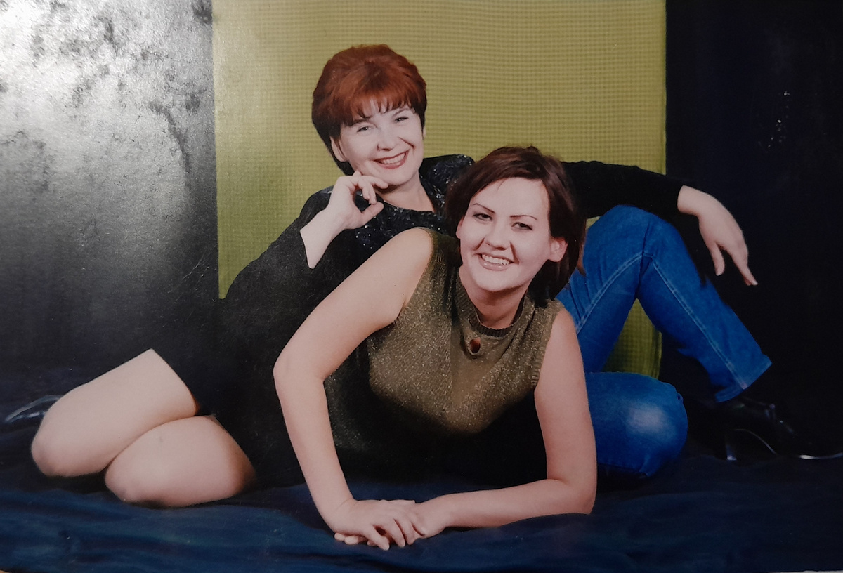 Тут мне около 25 лет, Галке чуть за 30