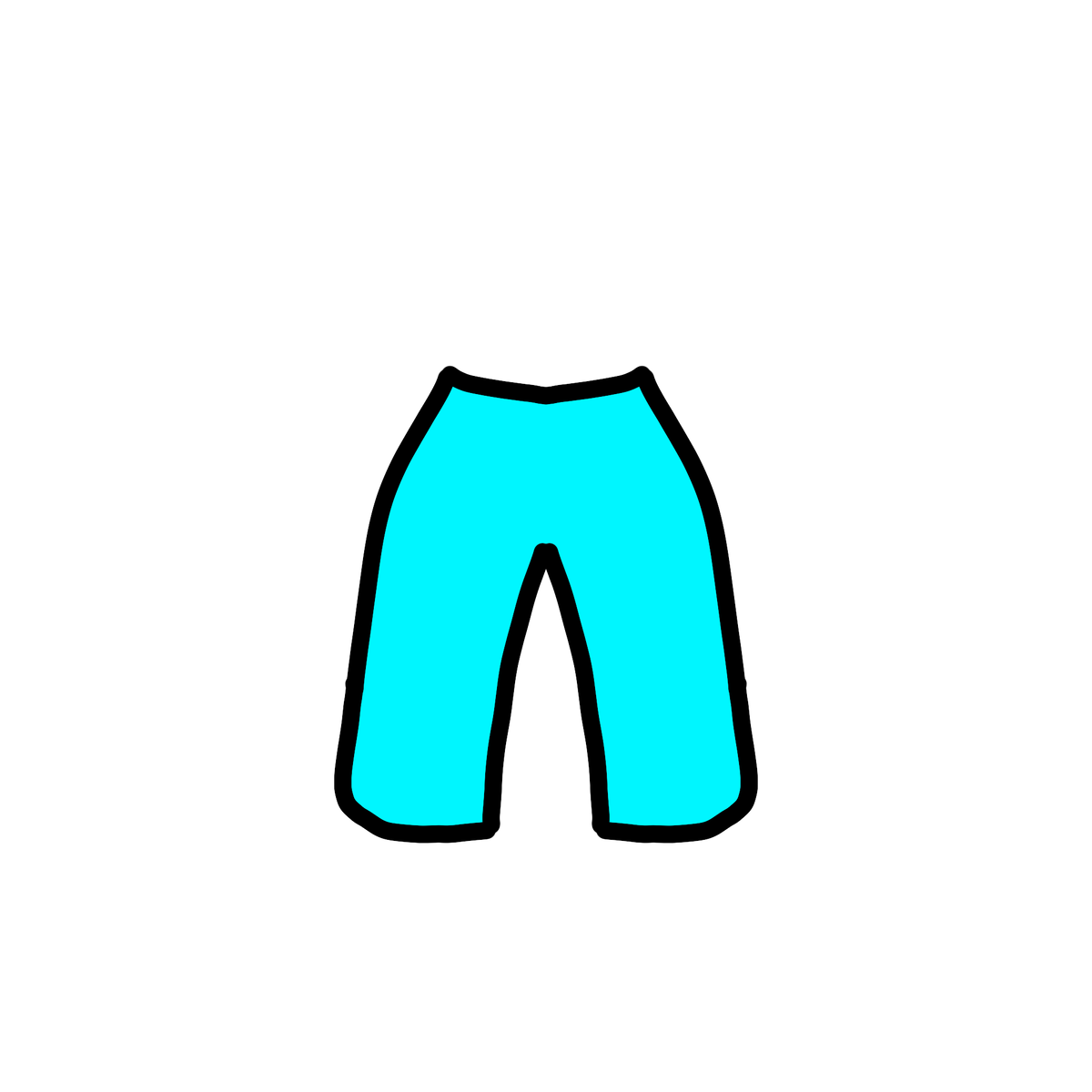 Штаны. Четырех цветов: голубые, сиреневые, фиолетовые,  салатовые.