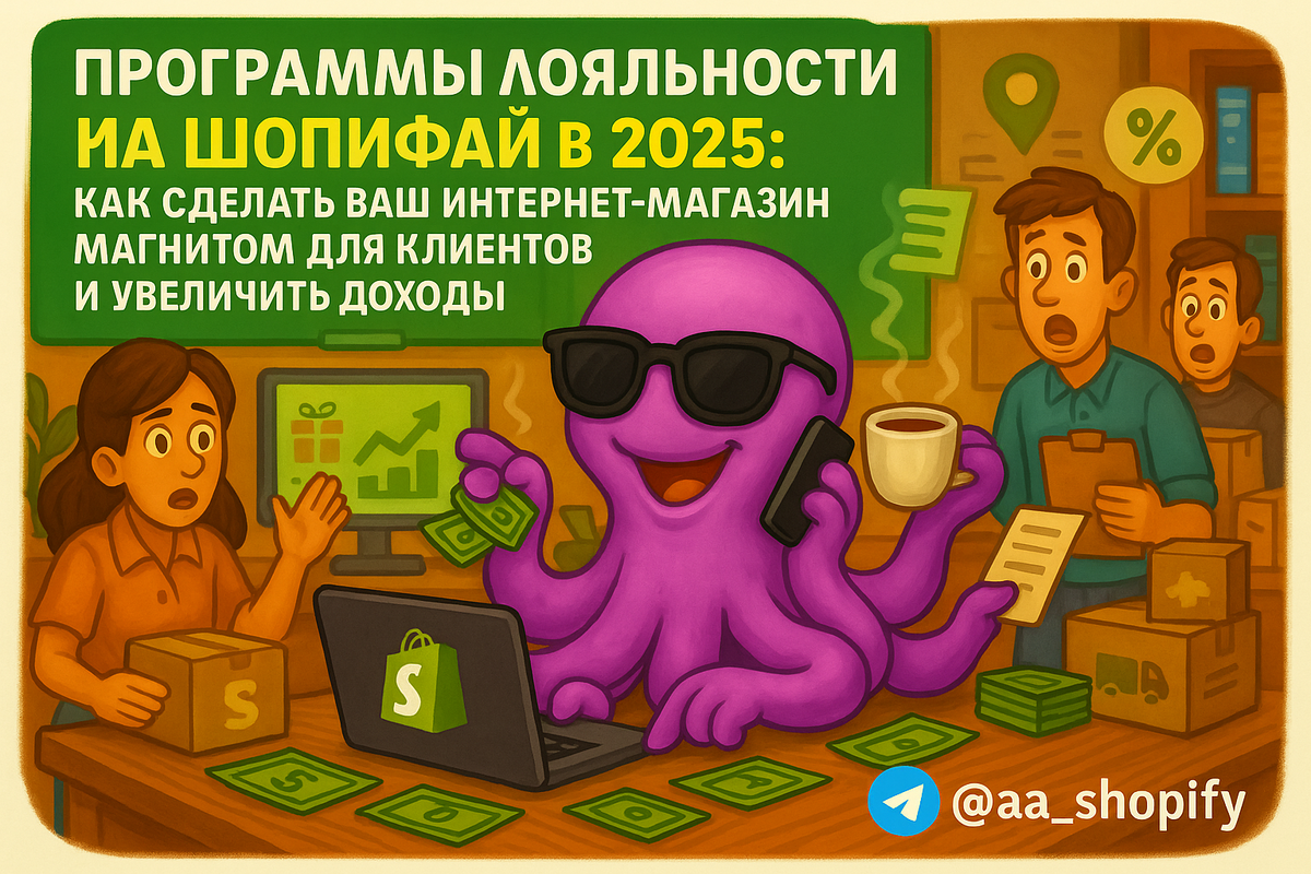    Программы лояльности на Шопифай в 2025: как сделать ваш интернет-магазин магнетом для клиентов и увеличить доходы! aa_ecom