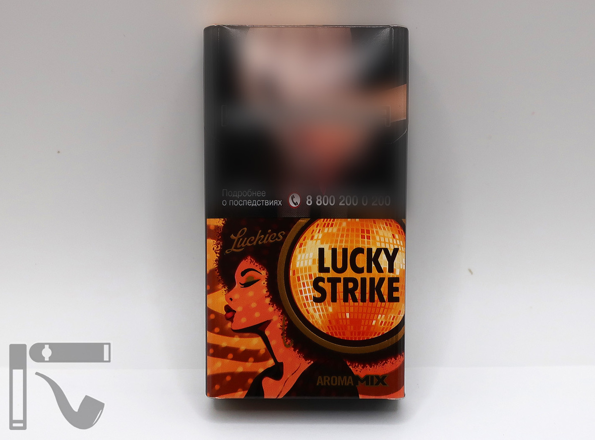 Сигареты Lucky Strike Aroma Amber Mix. Фото: © канал "Уголок Курильщика"