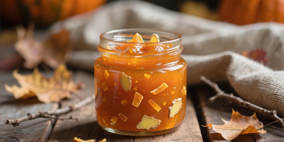 Тыквенный джем с апельсином и имбирем