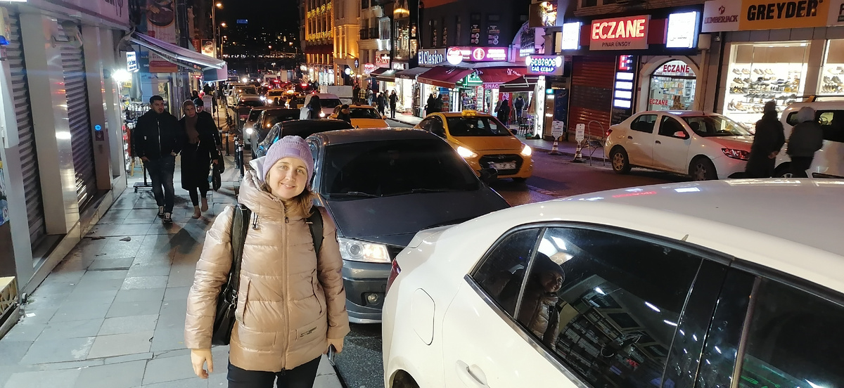 На улицах Стамбула.