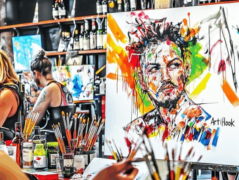    Мастер-класс по рисованию с вином: создайте уникальные шедевры и незабываемые воспоминания на вашем мероприятии Art-Hook.Ru