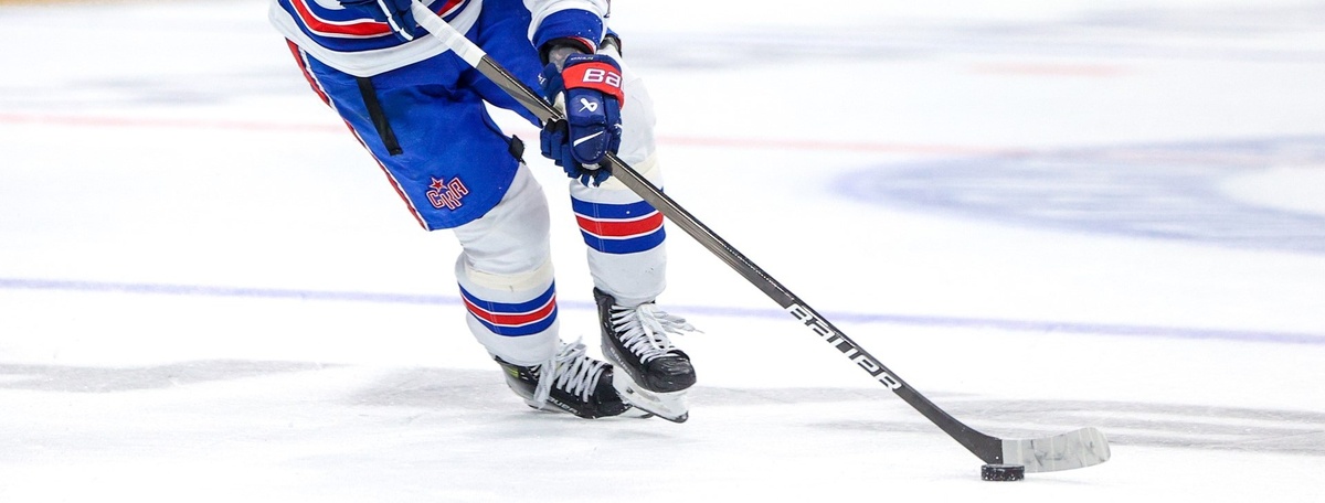    Хоккеист СКА во время матча КХЛ, архивное фото для иллюстрации. Автор фото: Валерия Калугина / ТАСС