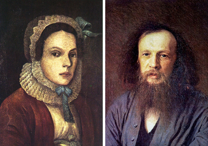 Мария Дмитриевна Менделеева и Менделеев Дмитрий Иванович / Фото из открытых источников