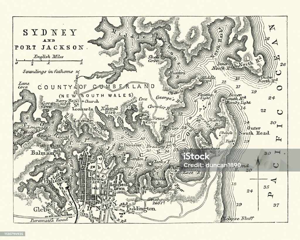 Сидней и Порт Джексон (юго-восточное побережье Австралии)