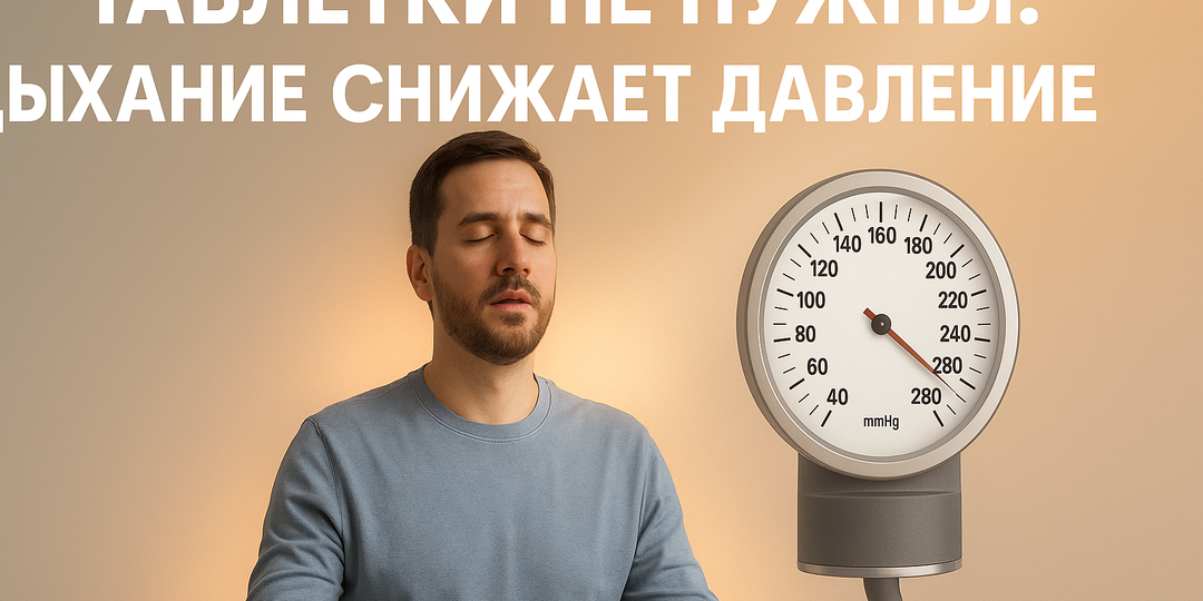 Таблетки не нужны: как одно дыхательное упражнение снижает давление?