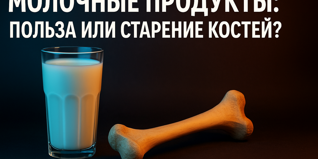 Молочные продукты: источник кальция или причина старения костей?