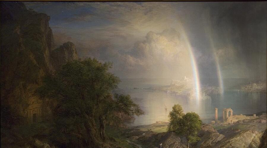     Фредерик Эдвин Черч, «Эгейское море», 1877 г., общественное достояние