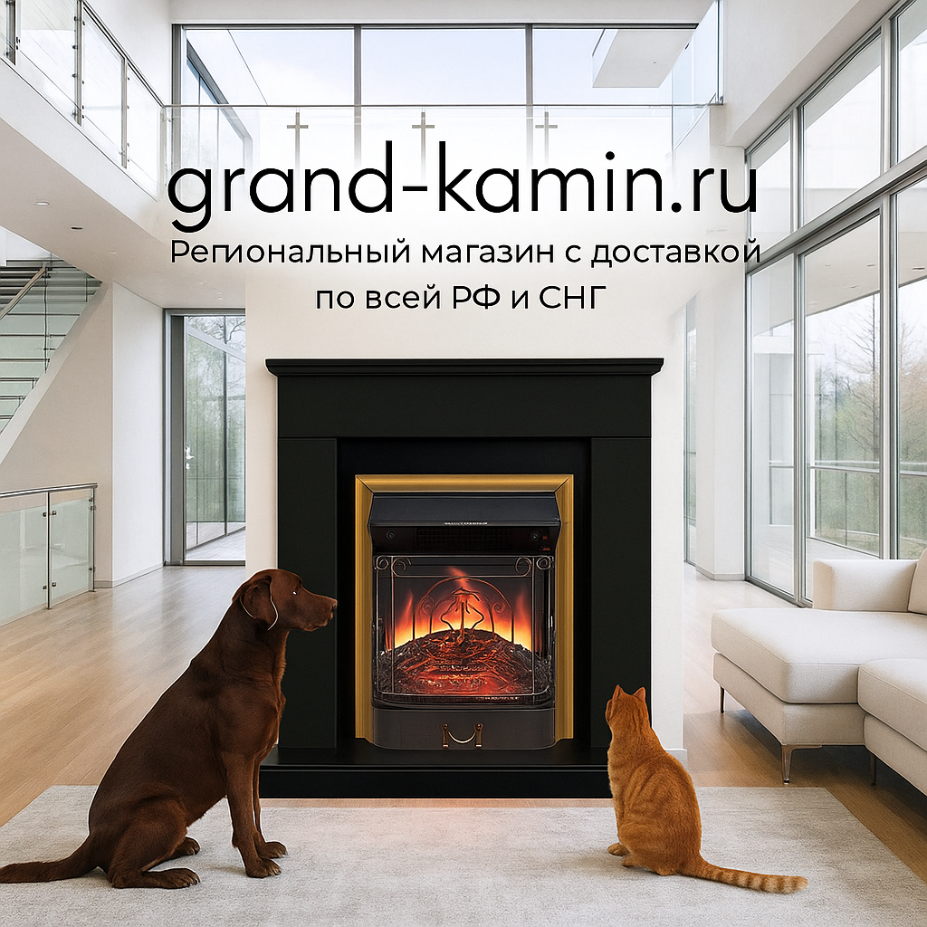    Камин под ключ: как Bergen DTS SFT с Majestic FX M Brass превратит ваш дом в уютное убежище Kamin