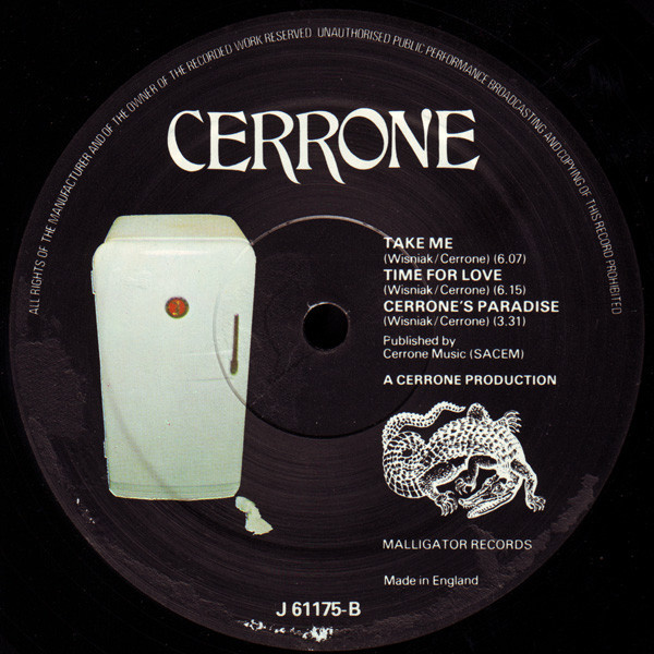 Cerrone "Cerrone’s Paradise" (1977) LP (Side B)