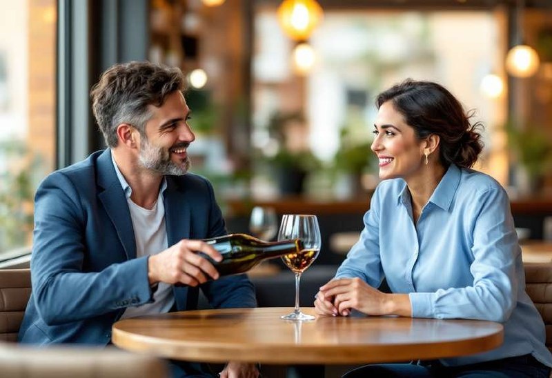 — Марина, вы прекрасно выглядите, — говорил он, наливая вино. — Но почему так напряжены? Расслабьтесь, получайте удовольствие.