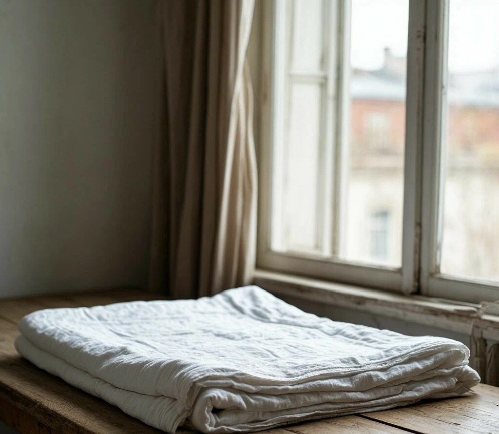 фото: старая простынь 